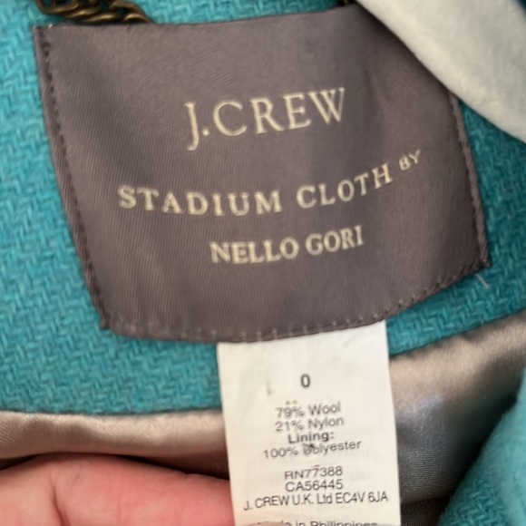 JCrew Stadium Cloth Peacoat - Picture 3 of 3
